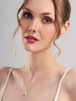 Collier pendentif en opale dendritique, pierre naturelle en forme de goutte, chaîne dorée, style bohème minimaliste, cadeau pour femme