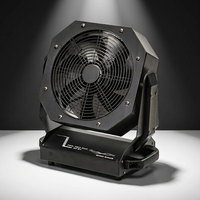 Ventilateur de scène VLTG 200W Wind King DMX, ventilateur de scène industriel robuste pour la production d'événements