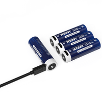 XTAR 1.5V AA 4100mWh Baterai Lithium Tipe C Variabel Tegangan Linear 1pcs Baterai Lithium Ion AA 1.5v Pengisi Daya dengan Kabel