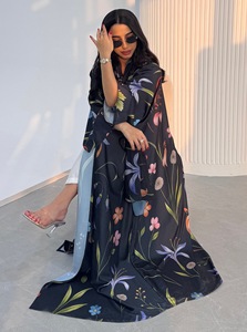 Vestidos con estampados florales para mujer, informales y elegantes, con un frente moderadamente abierto, ideales para otoño y primavera. - Product Image 4