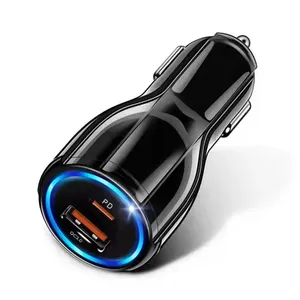 QC3.0 PD cargador de coche USB Universal 3.1A carga rápida adaptador de coche enchufe encendedor de cigarrillos 12V-32V <span class=keywords><strong>para</strong></span> teléfono móvil - Product Image 2