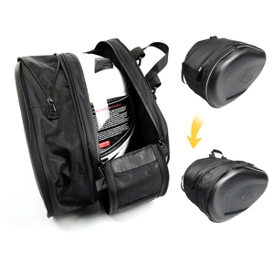 Accessoires de moto Sacoche latérale rigide Sacoche de selle Sacoche arrière de bagage avec housses de protection contre la pluie - Product Image 4
