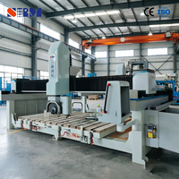 Scie à pont CNC économique 4+1 axes pour marbre et pierre, machine de découpe et de polissage de vasques en marbre pour l'industrie de la décoration