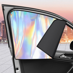 Parasole Estivo per Auto CHONGTENG Riflettente Laser per Parabrezza Anteriore con Protezione UV e Tendine Magnetiche Pieghevoli per Finestrini Laterali - Product Image 1