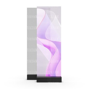 P6.25mm Transparency Holographic LED <b>Film</b> Flexible Screens for Retail Store Glass Led Display Transparent Screen YH-HI Flexible - Product Image 3