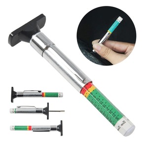 Jauge de profondeur de <span class=keywords><strong>roue</strong></span> et de pneu de voiture numérique 0-20mm indicateur de profondeur de bande de roulement de pneu pour motos remorques fourgonnettes outil de mesure - Product Image 1