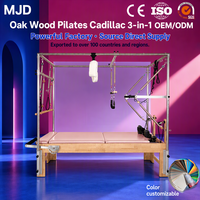 Fabricant d'origine Pilates Cadillac Reformer 3-en-1 avec lit central en bois d'érable massif et tour trapèze, faible MOQ, approvisionnement direct usine, CE/SGS