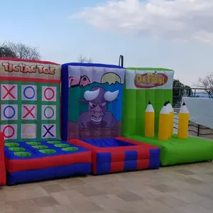 Lilytoys 4 in1 Kinder N Erwachsene sprengen aufblasbare Karnevals spiele IM VERKAUF für Outdoor-Gruppen gebäude oder Event-Fun-Aktivitäten