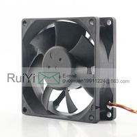 Delta 5V 24V 48V DC12V 0.12A AC EC 8025 80X80X25MM 8CM CPU Chassis Alimentation Ordinateur Ultra-silencieux 3 fils AFB0812L Ventilateur de refroidissement