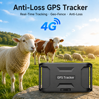 Traceur GPS anti-vibrations pour bétail, chèvres, chevaux, système d'alarme de clôture de protection pour animaux d'élevage, portable, compatible PC