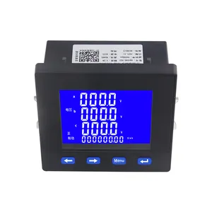 96*96mm RS485 Three Phase MultI-function Power Voltage Meters 0.5 Class LED Display Digital Voltmeter