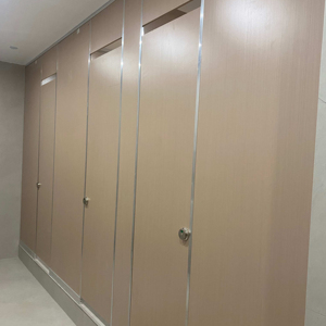 Chất lượng cao 12 mét thương mại nhỏ gọn Laminate nhà vệ sinh phân vùng cubicle với LED ánh sáng thiết kế hiện đại cho các trường học và bệnh viện sử dụng - Product Image 5