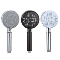 Pommeau de douche haute pression portable en gros avec buses en silicone anti-colmatage, facile à nettoyer, pulvérisateur manuel universel G1/2 pour salle de bain
