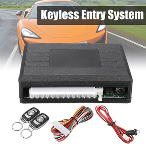 Universal Car Anti-theft Alarm 12V <b>Remote</b> Central Door <b>Lock</b> With 2x Key Fobs Hazard Lights Alarm For All Cars - Product Image 2