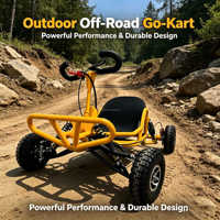 Nouveau kart à pédales à essence 80CC, tout-terrain, UTV, course, plage, drift, moteur deux temps, vitesse maximale de 35 km/h
