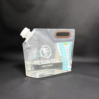 1L 2L 3L 4L Sac à emporter en plastique pour jus de fruit demi-gallon avec bec verseur