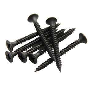 <span class=keywords><strong>Tornillo</strong></span> Autoperforante para Paneles de Yeso, Rosca Métrica Fina, Fabricación China, Suministro del Fabricante, <span class=keywords><strong>Cabeza</strong></span> Trompeta, Negro - Product Image 6