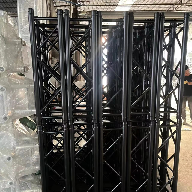 TUV Certified Portable Aluminium Alloy Square Pattern Truss Display for Outdoor Events Concerts LED Screen Stage Exhibitions