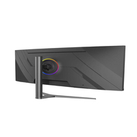 Moniteur incurvé pour jeux 4K PC 144Hz HDR400, écran large 38 pouces, moniteurs LCD 3840*1600 1Ms, courbe R2300