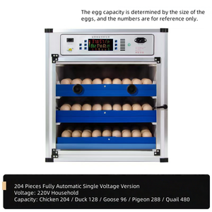 Usmilepet lồng ấp trứng tự động hộp nuôi thú cưng bằng nhựa điều khiển độ ẩm nhiệt độ tự động để ấp Gà Chim - Product Image 4