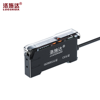 Amplificateur numérique économique à fibre optique LSD-FN11, double sortie NPN NO+NC, 10-30VDC pour câble à fibre optique diffuse/à faisceau traversant