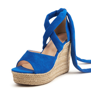Sandalias de Plataforma con Cuña para Mujer, Sandalias Casuales y Cómodas con Tacón de Cuña, Sandalias Romanas con Punta Abierta para Mujer - Product Image 4