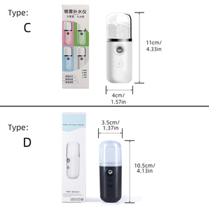 Chăm Sóc Độ Ẩm Có Thể Sạc Lại Nước Giữ Ẩm Dưỡng Ẩm Mát Lông Mi Mặt Sương Da <span class=keywords><strong>Mini</strong></span> Trên Khuôn Mặt Phun Di Động Phun Nano - Product Image 5