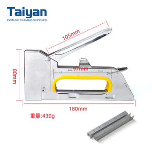 Pistola de grapas <span class=keywords><strong>manual</strong></span> de alta resistencia <span class=keywords><strong>para</strong></span> <span class=keywords><strong>tapicería</strong></span> y carpintería, compatible con grapas 1008F - Product Image 2