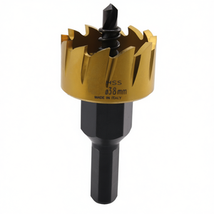 Lame de scie cloche Ttake Hss 38 mm, revêtement titane, pour perçage du métal et du bois - Product Image 2