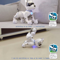 Jouet robot chien programmable Lucky Toys, télécommande, fonction tactile, commande vocale pour enfants