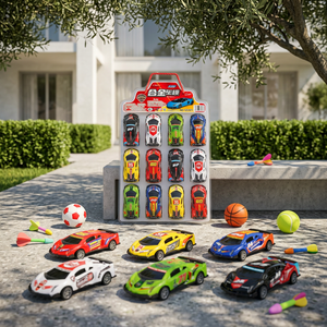Assortiment de voitures de course télécommandées en métal à rétrofriction, grande taille, pack de présentation pour enfants - Product Image 6