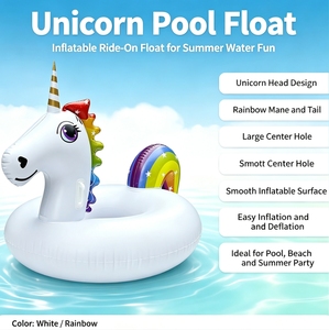 <span class=keywords><strong>Bouée</strong></span> de natation <span class=keywords><strong>gonflable</strong></span> licorne en PVC Xingyuan YQ16, couleur personnalisée, pour hommes – Nouveauté très demandée - Product Image 3