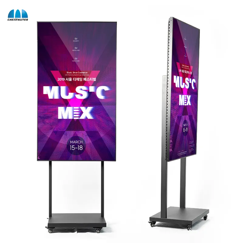 32 inch cửa hàng trong nhà cửa sổ phải đối mặt với màn hình LCD thương mại thang máy quảng cáo Màn hình hiển thị thông minh TV Windows kỹ thuật số biển