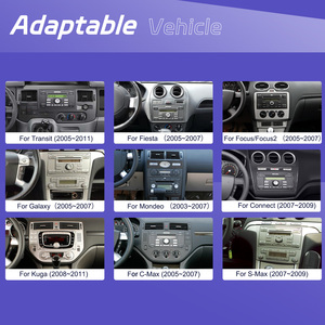 Lecteur MP5 pour voiture Podofo 2 DIN 7'' avec Carplay sans fil, Android Auto, <span class=keywords><strong>autoradio</strong></span> RDS pour <span class=keywords><strong>Ford</strong></span> Transit, <span class=keywords><strong>Fiesta</strong></span>, Focus, Galaxy, Mondeo, Fusion - Product Image 4