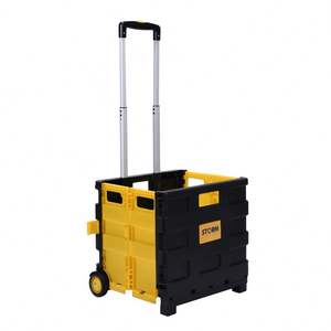 Chariot de shopping pliable, chariot de courses pliable avec roues, publicité - Product Image 4