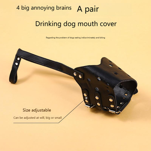 Seguridad de alta calidad: protección, disfrute de viajes al aire libre, bozales ajustables antimordeduras y antiladridos para perros de estilo transpirable - Product Image 4