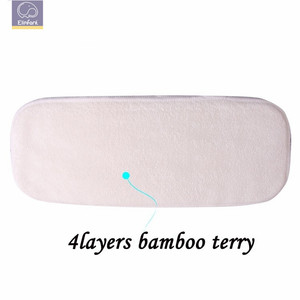 Mordedor bambú insertar lavable reutilizable transpirable de los impulsores de la almohadilla de cambio camisas bebé pañales de tela pañal - Product Image 3