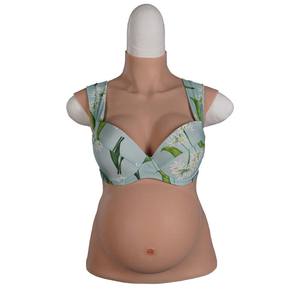 यथार्थवादी 4-9 महीने सिमुलेशन गर्भवती पेट के लिए सिलिकॉन नकली स्तन गर्भवती बच्चे टक्कर Cosplay यूनिसेक्स कृत्रिम अंग सहारा - Product Image 3