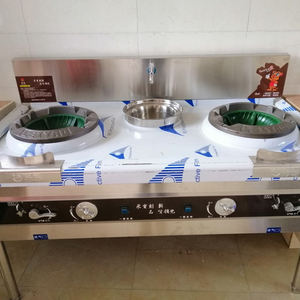 Estufa Wok Comercial de 2 Quemadores, de Alta Presión, con Superficie de Acero Inoxidable y Encendido Electrónico, para Uso en Exteriores y Hogares - Product Image 5