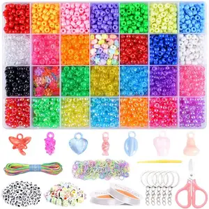 2021 Hot Sales 1000 Pcs Macaron Kleur Kralen Brief Diy Armband Maken Kit Alfabet Kralen