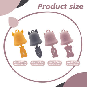 Porte-sac à crottes mignon en forme <span class=keywords><strong>de</strong></span> cloche pour chien-Distributeur silencieux, adapté aux promenades en plein air pour chiens <span class=keywords><strong>de</strong></span> petite et moyenne taille - Product Image 3