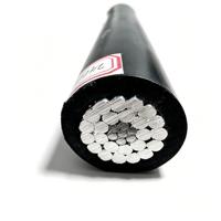 Conducteur ACSR Hackberry nu et recouvert d'XLPE de 266,8 MCM, conforme à la norme ASTM B232, pour ligne électrique aérienne, fil en aluminium renforcé d'acier