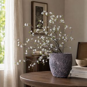 Flor Artificial de Flor de Naranjilla de Invierno de Yihua Floral Art, Rama Individual, Blanca, Rosa, Naranja, Decoración para el Hogar, Arreglo de Escritorio - Product Image 2