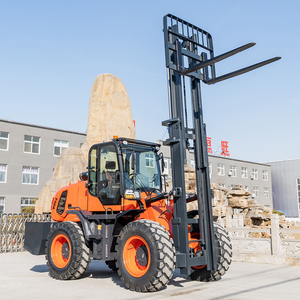 Chariot élévateur diesel Hengwang 4x4, <span class=keywords><strong>3</strong></span>-<span class=keywords><strong>5</strong></span> tonnes, tout-terrain, certifié CE et EPA, haute efficacité, meilleur prix - Product Image 1