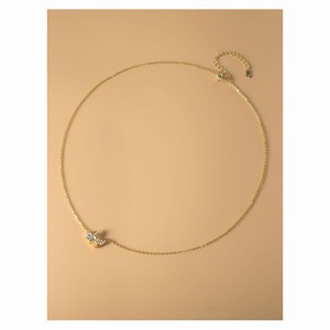Ensemble collier et boucles d'oreilles papillon en alliage de zinc, serti de griffes, bijoux de mode pour soirée - Product Image 4