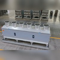 Enfriador de Unidad Vertical de Alta Resistencia con Soplador Superior para Cámaras Frigoríficas, Ideal para Aplicaciones de Procesamiento de Carne y Almacenamiento en Frío