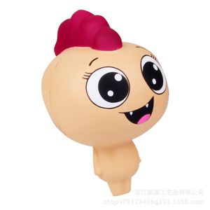 Pu Foam Doll Toy With Expressive Face Slow <b>Rebound</b> Fidget Toy For 2 To 4 Years Unisex - Product Image 4