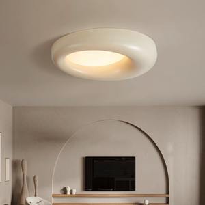 Plafonnier moderne minimaliste de style crème nordique, éclairage créatif personnalisé pour salon, chambre à coucher, éclairage principal design - Product Image 1