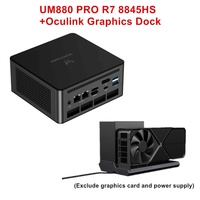 MINISFORUM UM880 Pro AMD Ry-zen 9 8945HS R7 8845HS Mini PC Gamer 2*DDR5 2*PCIE4.0 2*USB4.0 Win-dow11 Mini ordinateur HTPC WiFi6