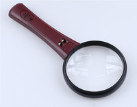 LED Hot Selling MG2B-4 75MM Portable Acrylic Lens Handheld Reading Magnifier